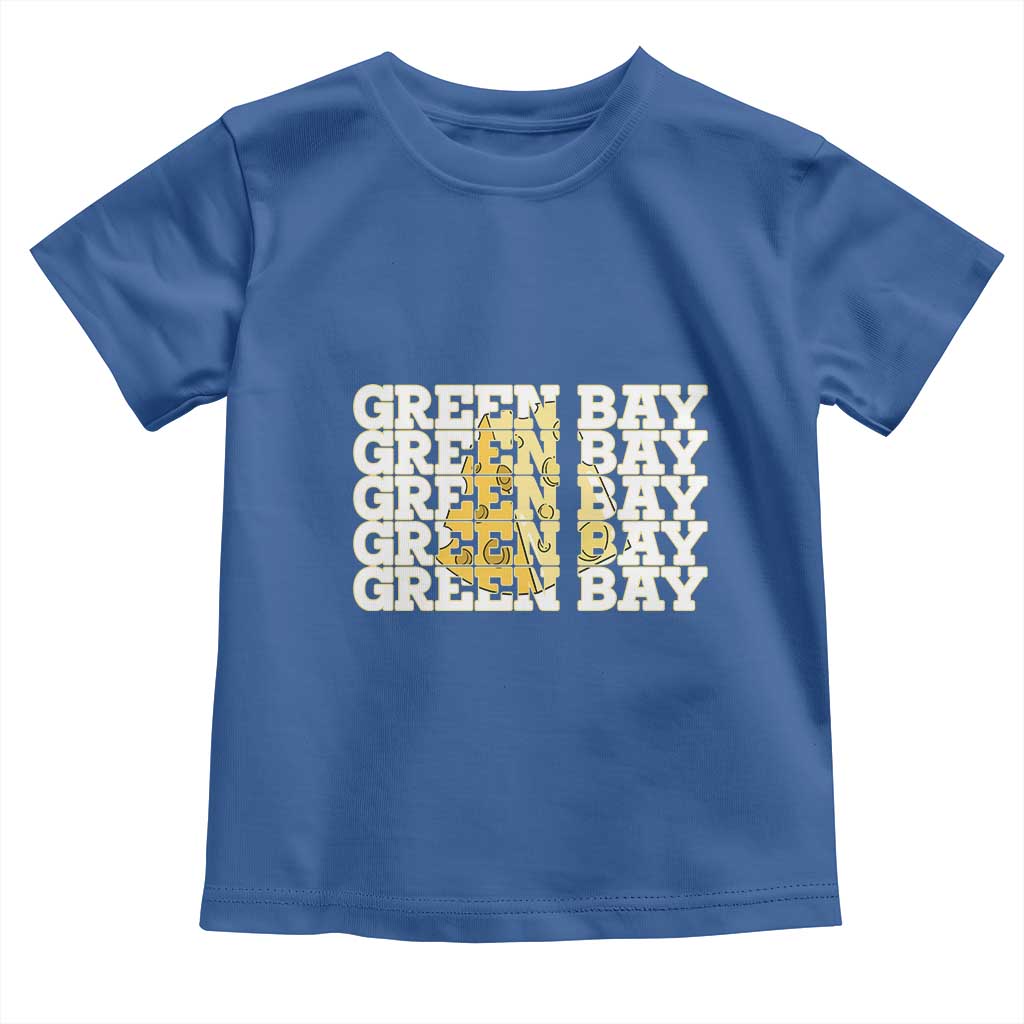Green Bay Football Fan Cheese Lover Toddler T Shirt Supporter Gift Idea - Wonder Print Shop