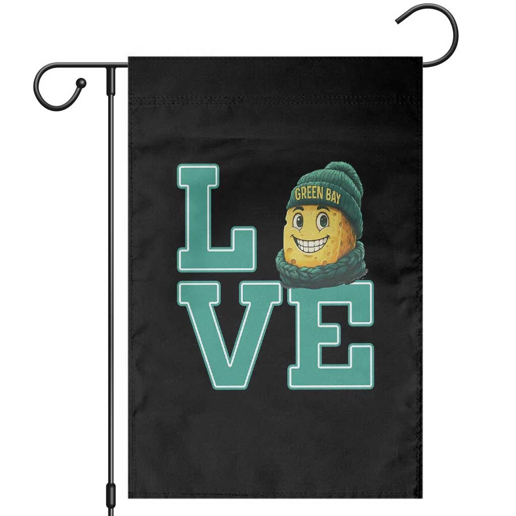 Green Bay Cheesehead Garden Flag Football Fan Supporter Gift Idea - Wonder Print Shop