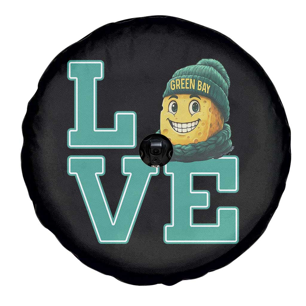 Green Bay Cheesehead Spare Tire Cover Football Fan Supporter Gift Idea - Wonder Print Shop