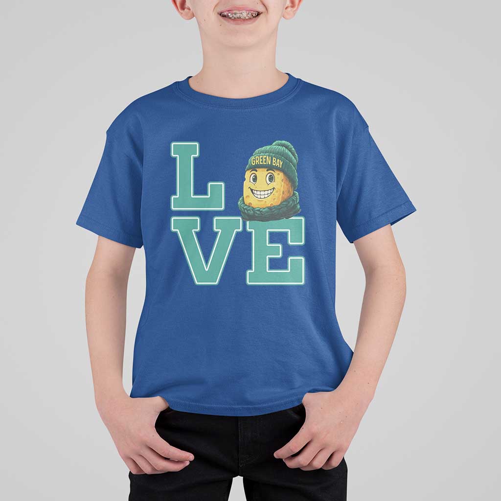 Green Bay Cheesehead T Shirt For Kid Football Fan Supporter Gift Idea - Wonder Print Shop