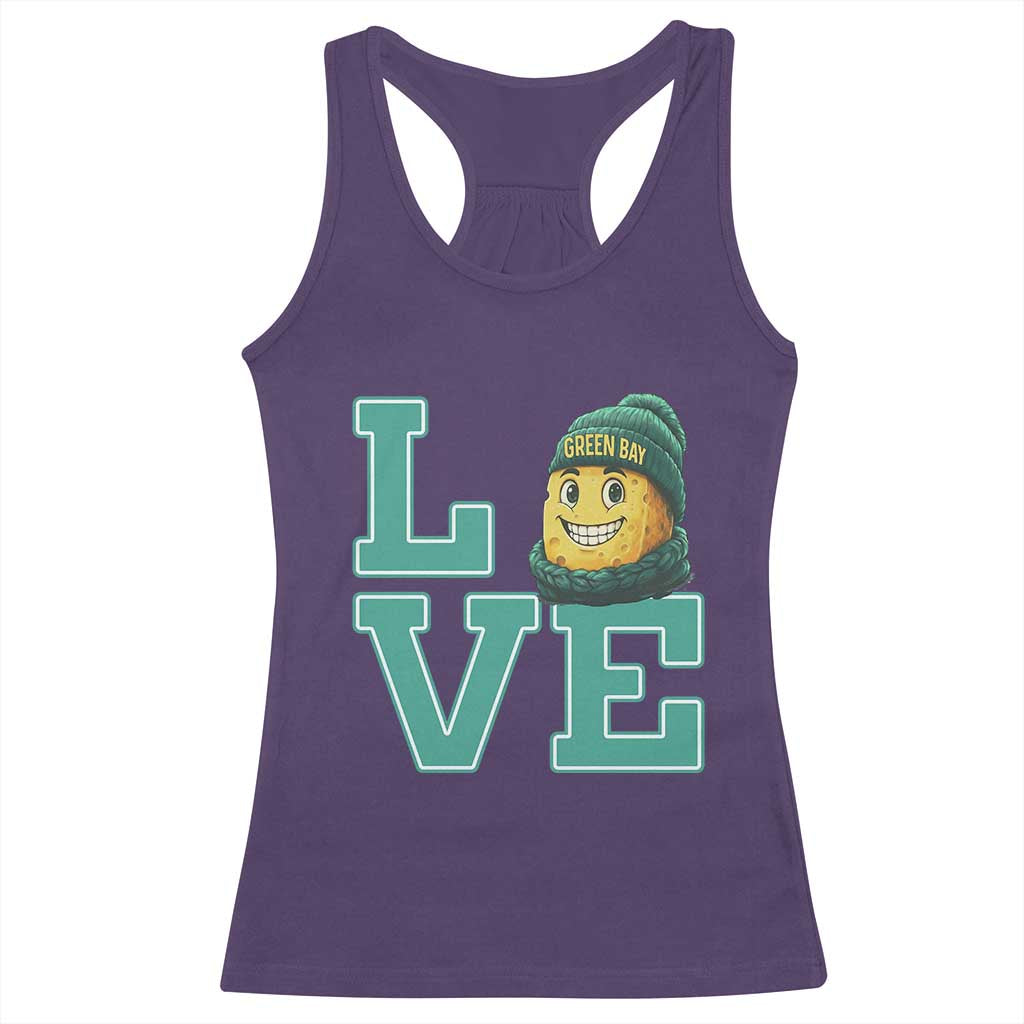 Green Bay Cheesehead Racerback Tank Top Football Fan Supporter Gift Idea - Wonder Print Shop