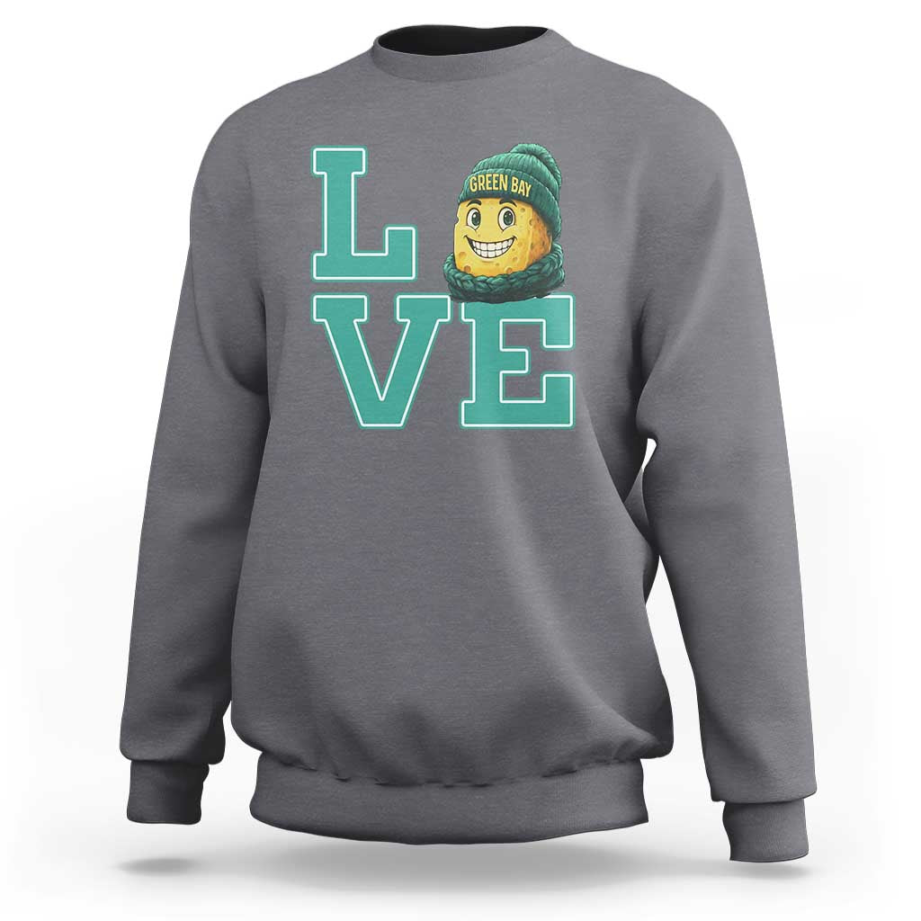 Green Bay Cheesehead Sweatshirt Football Fan Supporter Gift Idea - Wonder Print Shop