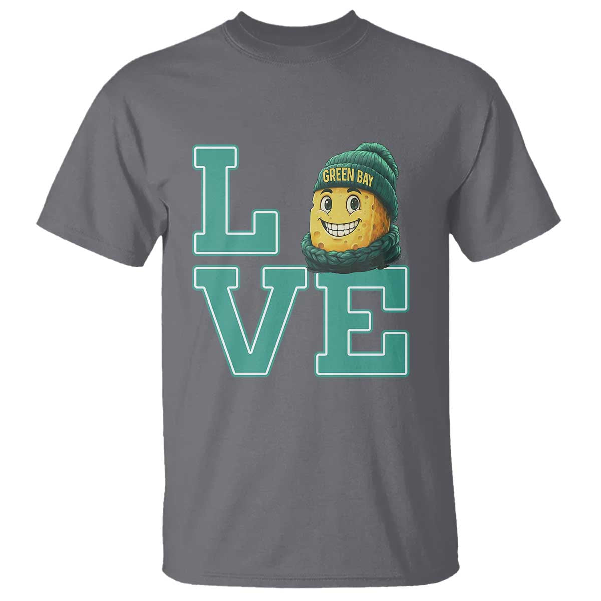 Green Bay Cheesehead T Shirt Football Fan Supporter Gift Idea - Wonder Print Shop