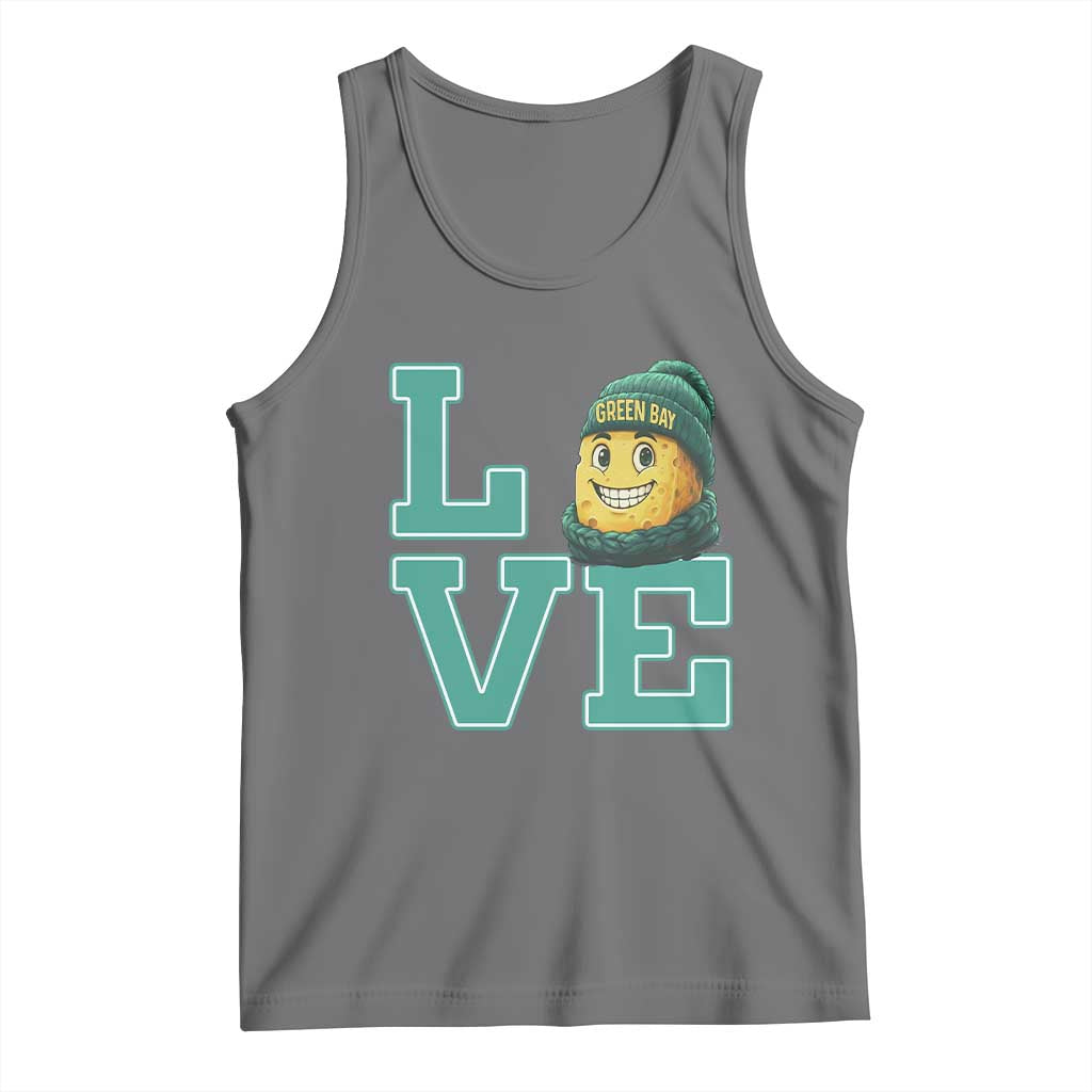 Green Bay Cheesehead Tank Top Football Fan Supporter Gift Idea - Wonder Print Shop