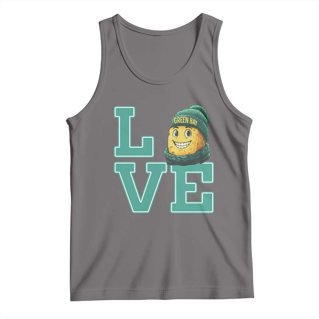 Green Bay Cheesehead Tank Top Football Fan Supporter Gift Idea - Wonder Print Shop