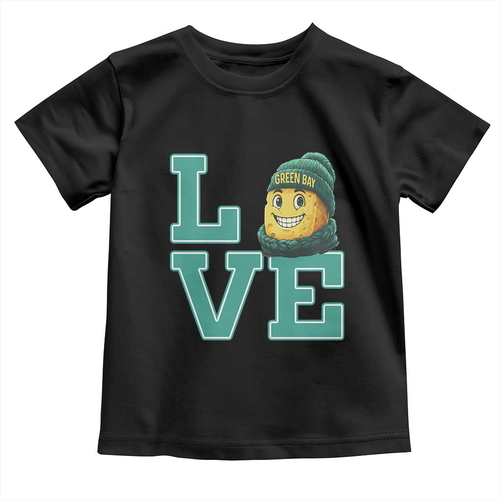 Green Bay Cheesehead Toddler T Shirt Football Fan Supporter Gift Idea - Wonder Print Shop