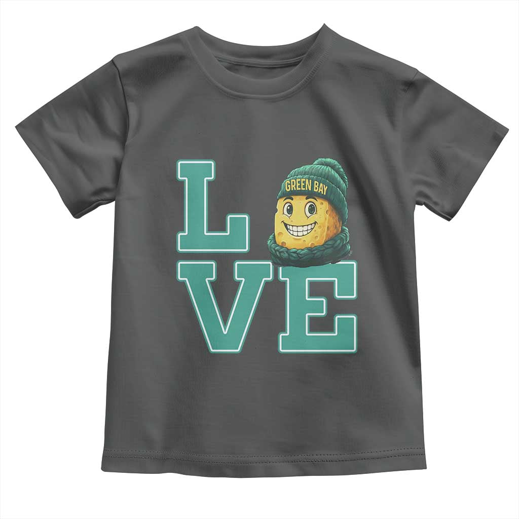 Green Bay Cheesehead Toddler T Shirt Football Fan Supporter Gift Idea - Wonder Print Shop