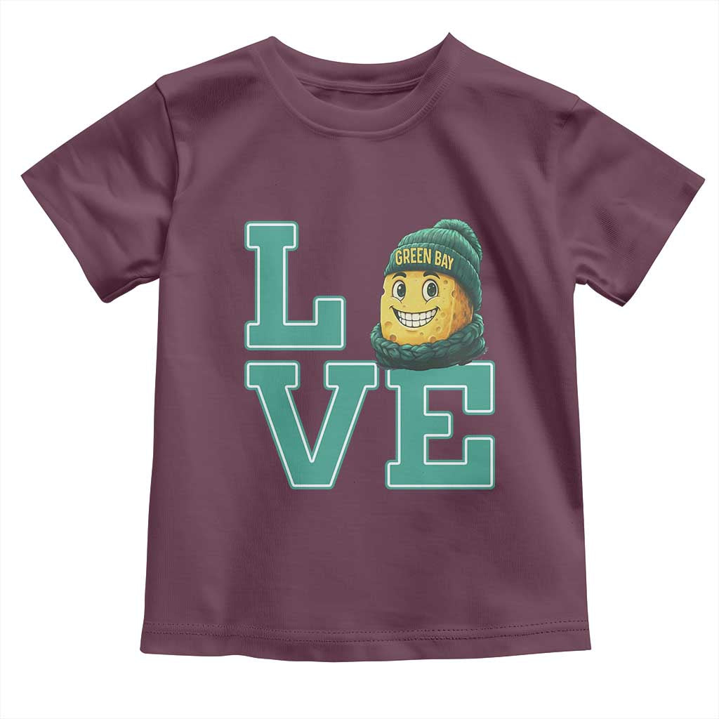Green Bay Cheesehead Toddler T Shirt Football Fan Supporter Gift Idea - Wonder Print Shop