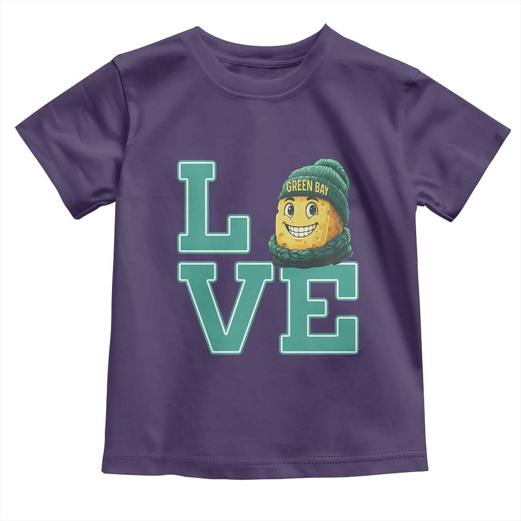Green Bay Cheesehead Toddler T Shirt Football Fan Supporter Gift Idea - Wonder Print Shop