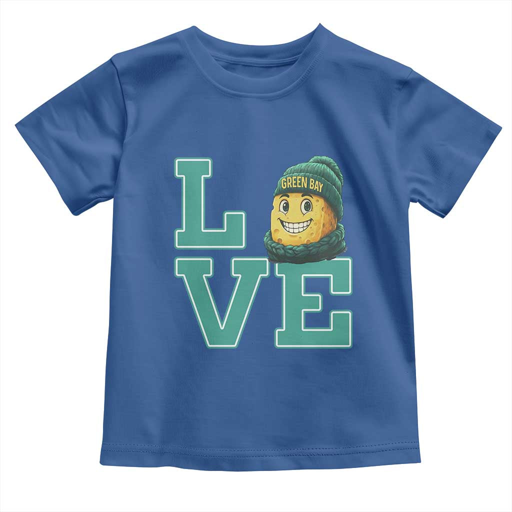 Green Bay Cheesehead Toddler T Shirt Football Fan Supporter Gift Idea - Wonder Print Shop