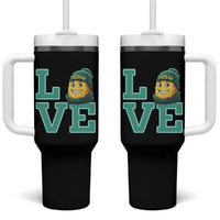 Green Bay Cheesehead Tumbler With Handle Football Fan Supporter Gift Idea - Wonder Print Shop