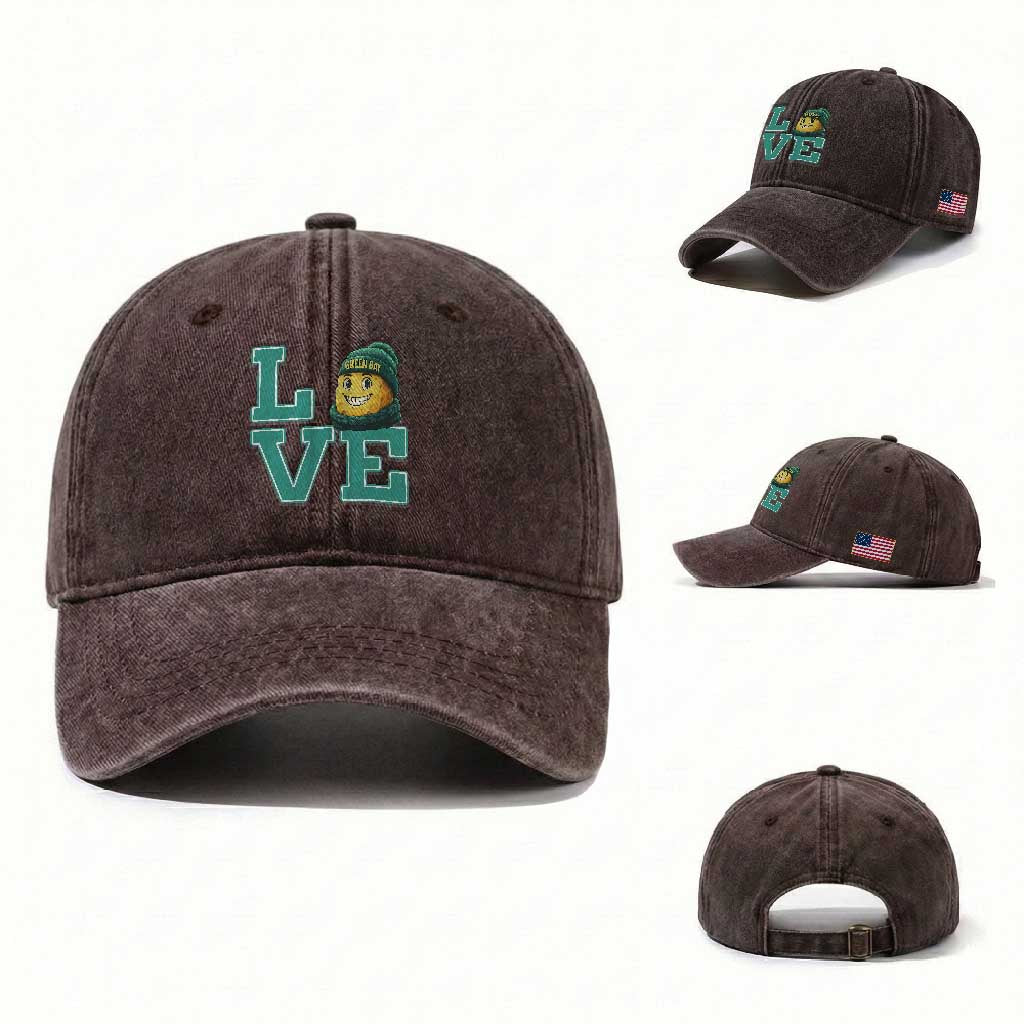 GFF Lover Football Fan Supporter Gift Idea Washed Cotton Baseball Cap