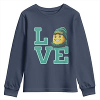 Green Bay Cheesehead Youth Sweatshirt Football Fan Supporter Gift Idea - Wonder Print Shop