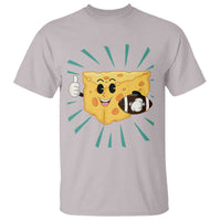 Funny Cheese Head Football Player Sports Gift Idea T Shirt - Wonder Print Shop