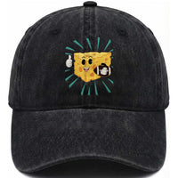 Funny Chz Head Football Player Sports Gift Idea Washed Cotton Baseball Cap