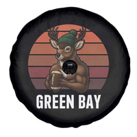 Deer Green Bay Football Spare Tire Cover Retro Vintage Style - Wonder Print Shop
