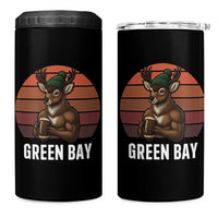 Deer Green Bay Football 4 in 1 Can Cooler Tumbler Retro Vintage Style - Wonder Print Shop