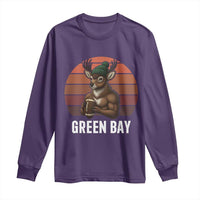 Deer Green Bay Football Long Sleeve Shirt Retro Vintage Style - Wonder Print Shop