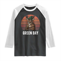 Deer Green Bay Football Raglan Shirt Retro Vintage Style - Wonder Print Shop