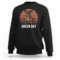 Deer Green Bay Football Sweatshirt Retro Vintage Style - Wonder Print Shop