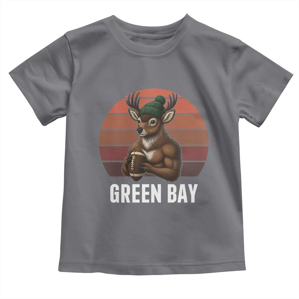 Deer Green Bay Football Toddler T Shirt Retro Vintage Style - Wonder Print Shop