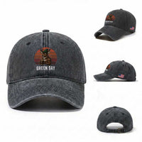 Deer GFF Retro Vintage Style Football Gift Washed Cotton Baseball Cap