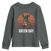 Deer Green Bay Football Youth Sweatshirt Retro Vintage Style - Wonder Print Shop