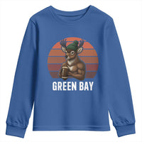 Deer Green Bay Football Youth Sweatshirt Retro Vintage Style - Wonder Print Shop
