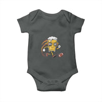 Funny Beer Mug Playing Football Baby Onesie Team Supporter Green Bay Gift - Wonder Print Shop