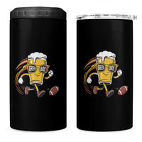 Funny Beer Mug Playing Football 4 in 1 Can Cooler Tumbler Team Supporter Green Bay Gift - Wonder Print Shop