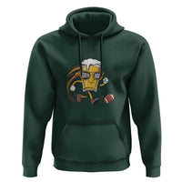 Funny Beer Mug Playing Football Hoodie Team Supporter Green Bay Gift - Wonder Print Shop