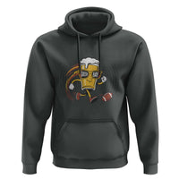 Funny Beer Mug Playing Football Hoodie Team Supporter Green Bay Gift - Wonder Print Shop