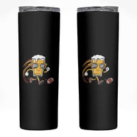 Funny Beer Mug Playing Football Skinny Tumbler Team Supporter Green Bay Gift - Wonder Print Shop