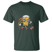 Funny Beer Mug Playing Football T Shirt Team Supporter Green Bay Gift - Wonder Print Shop