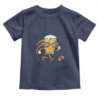 Funny Beer Mug Playing Football Toddler T Shirt Team Supporter Green Bay Gift - Wonder Print Shop