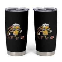 Funny Beer Mug Playing Football Tumbler Cup Team Supporter Green Bay Gift - Wonder Print Shop