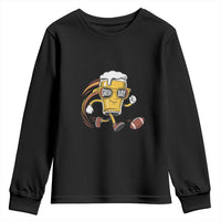 Funny Beer Mug Playing Football Youth Sweatshirt Team Supporter Green Bay Gift - Wonder Print Shop