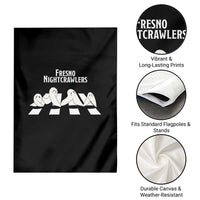 Fresno Nightcrawler Garden Flag Folklore Gothic Horror Cryptid Gift - Wonder Print Shop