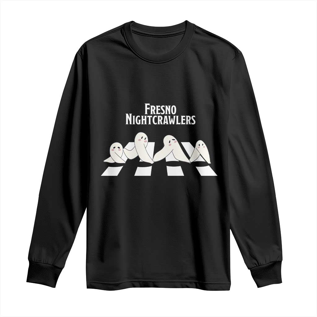 Fresno Nightcrawler Long Sleeve Shirt Folklore Gothic Horror Cryptid Gift - Wonder Print Shop