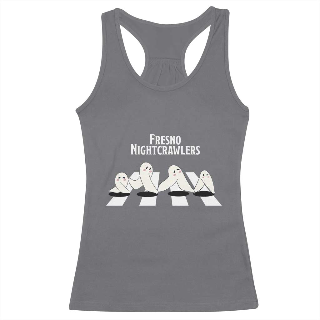 Fresno Nightcrawler Racerback Tank Top Folklore Gothic Horror Cryptid Gift - Wonder Print Shop