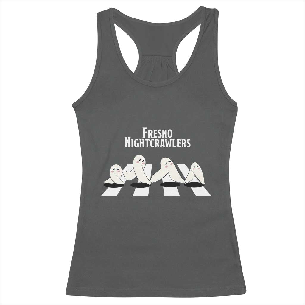 Fresno Nightcrawler Racerback Tank Top Folklore Gothic Horror Cryptid Gift - Wonder Print Shop