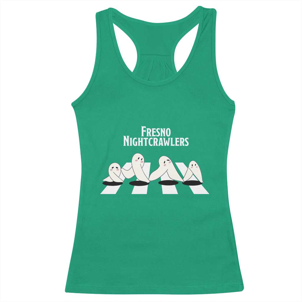 Fresno Nightcrawler Racerback Tank Top Folklore Gothic Horror Cryptid Gift - Wonder Print Shop