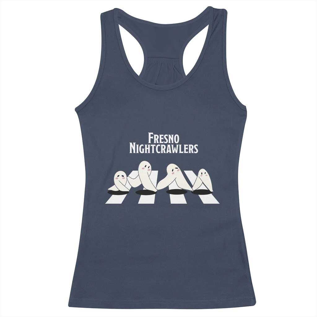 Fresno Nightcrawler Racerback Tank Top Folklore Gothic Horror Cryptid Gift - Wonder Print Shop