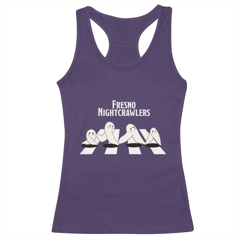 Fresno Nightcrawler Racerback Tank Top Folklore Gothic Horror Cryptid Gift - Wonder Print Shop
