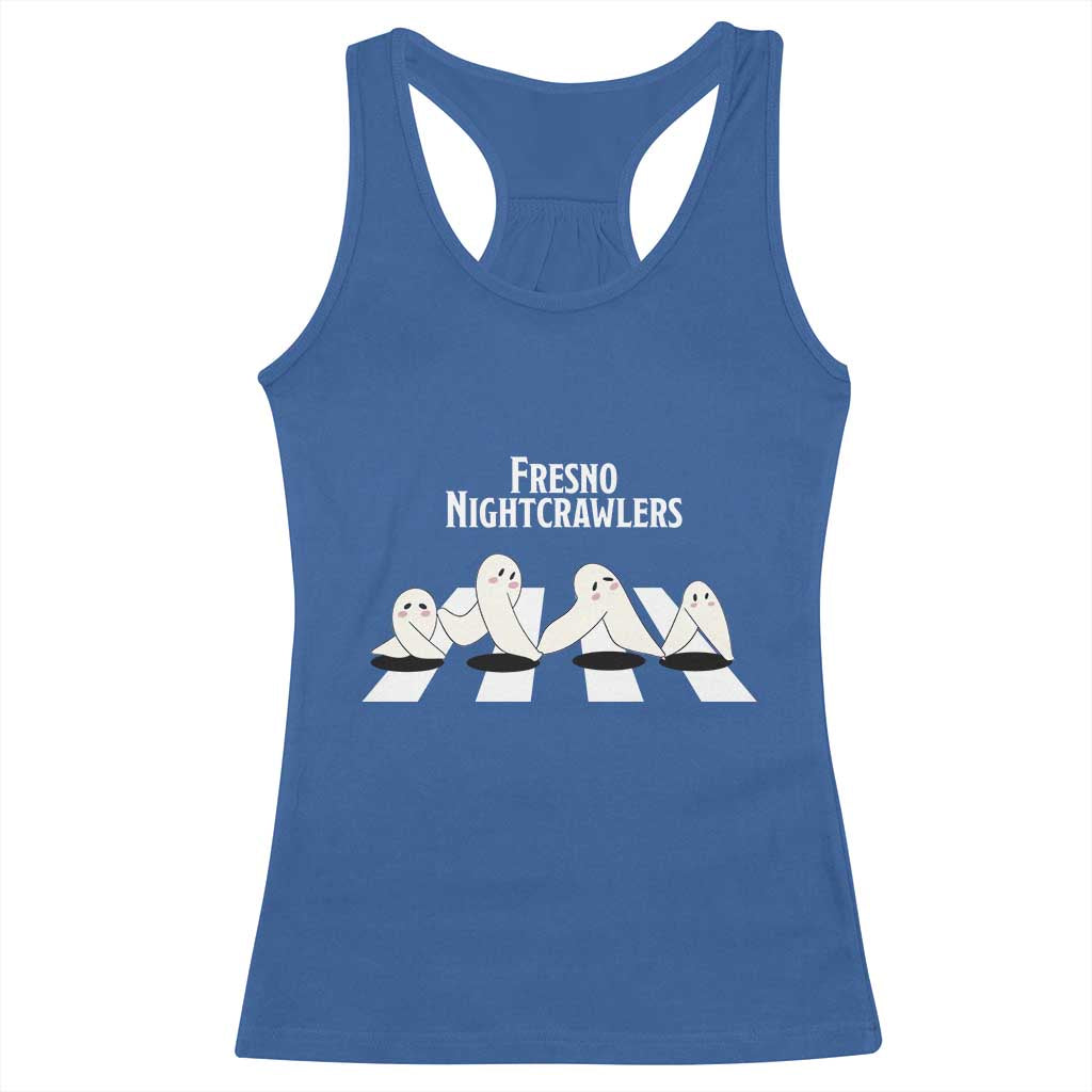 Fresno Nightcrawler Racerback Tank Top Folklore Gothic Horror Cryptid Gift - Wonder Print Shop