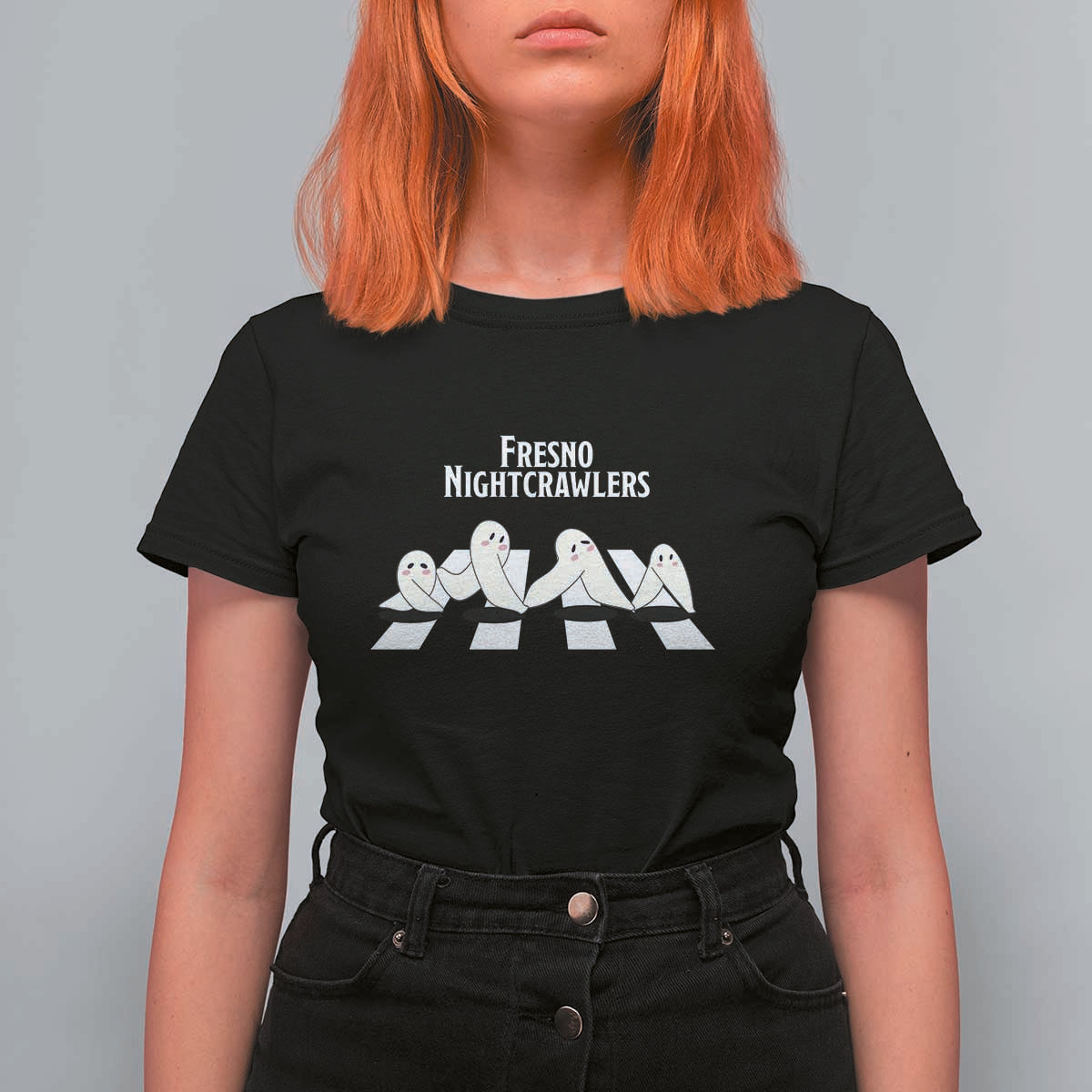 Fresno Nightcrawler T Shirt For Women Folklore Gothic Horror Cryptid Gift - Wonder Print Shop