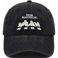 Fresno Nightcrawler Washed Cotton Baseball Cap Folklore Gothic Horror Cryptid Gift