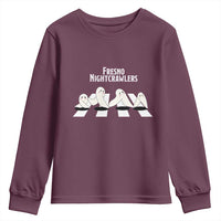Fresno Nightcrawler Youth Sweatshirt Folklore Gothic Horror Cryptid Gift - Wonder Print Shop