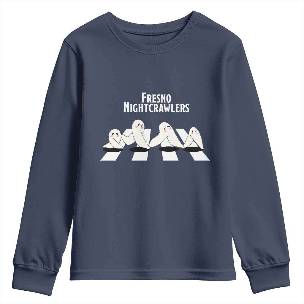 Fresno Nightcrawler Youth Sweatshirt Folklore Gothic Horror Cryptid Gift - Wonder Print Shop