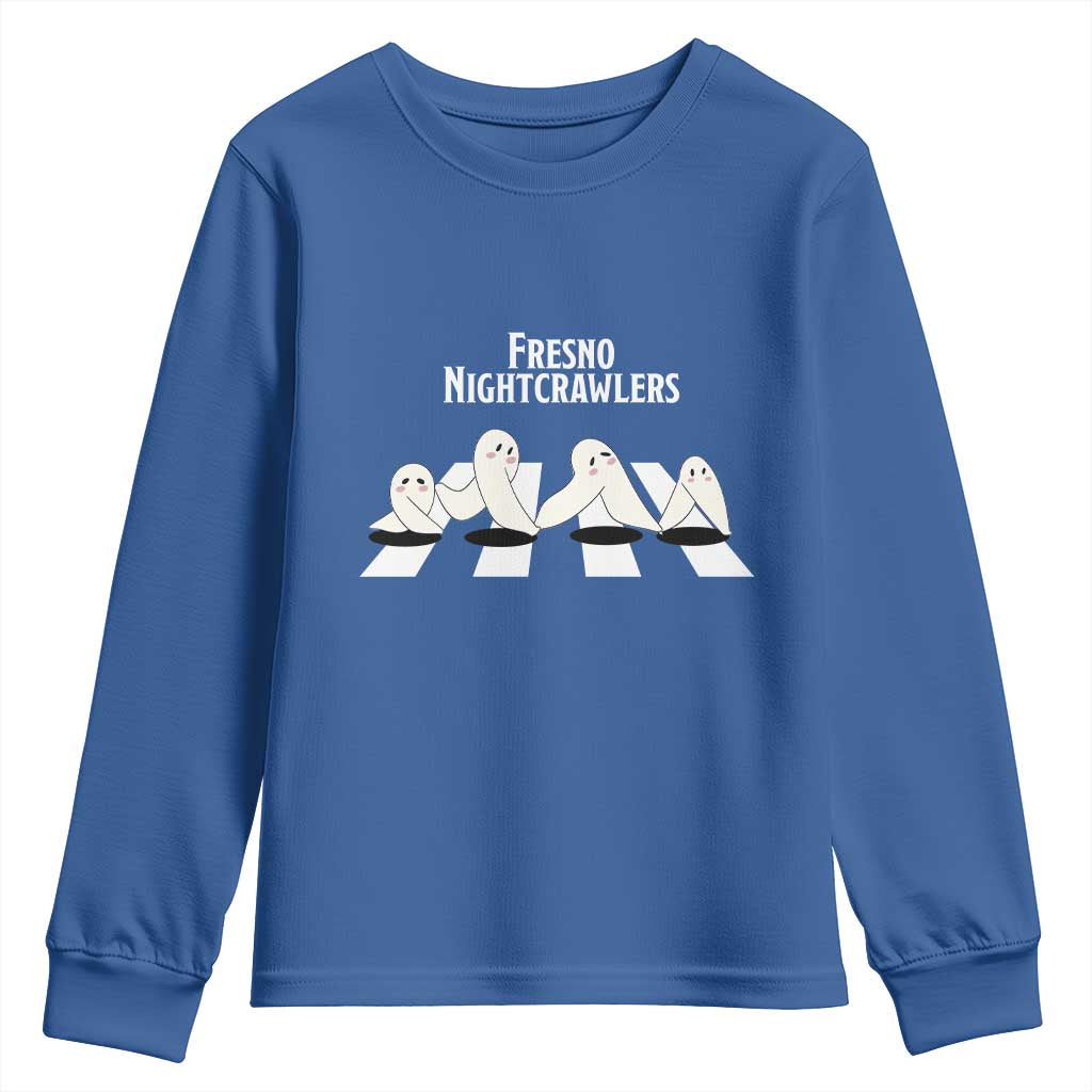 Fresno Nightcrawler Youth Sweatshirt Folklore Gothic Horror Cryptid Gift - Wonder Print Shop